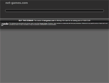 Tablet Screenshot of net-games.com